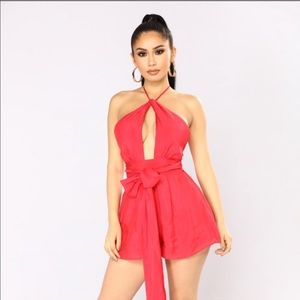 Fashion Nova Lock and Keyhole Romper